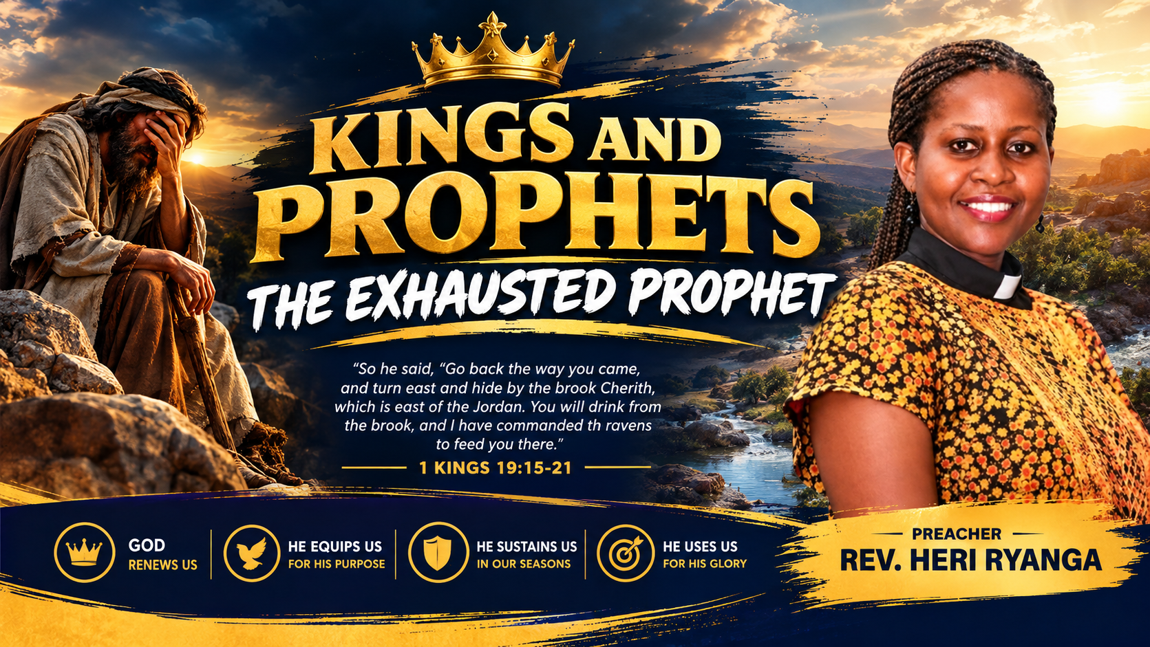 OFFICE SERMON: THE EXHAUSTED PROPHET